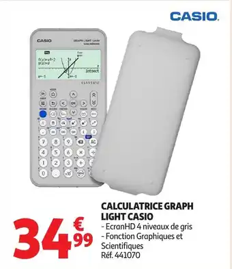 Auchan CASIO Calculatrice graph light offre