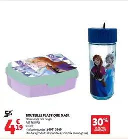 Auchan Bouteille plastique offre