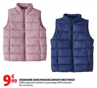Auchan INEXTENSO Doudoune sans manches enfant offre