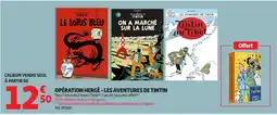 Auchan Opération hergé - les aventures de tintin offre