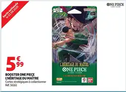 Auchan ONE PIECE Booster l'héritage du maître offre