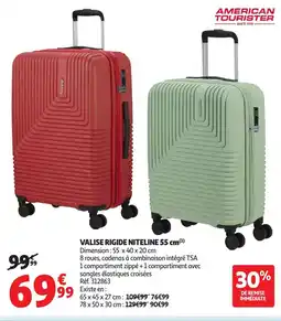 Auchan Valise rigide niteline offre