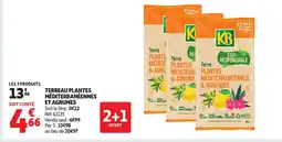 Auchan KB Terreau plantes méditerranéennes et agrumes KB offre