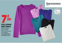 Auchan INEXTENSO Pull femme offre
