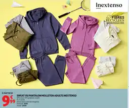 Auchan INEXTENSO Sweat ou pantalon molleton adulte offre