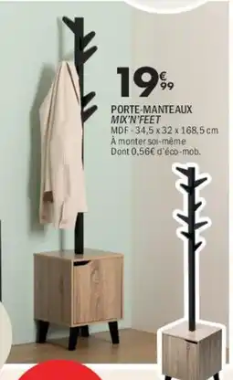La Foir'Fouille Porte-manteaux mix'n'feet offre