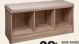 La Foir'Fouille Banc rangement 3 cases offre