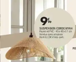 La Foir'Fouille Suspension corde myha offre