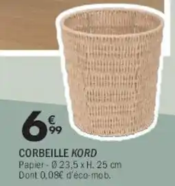 La Foir'Fouille Corbeille kord offre