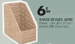 La Foir'Fouille Range-revues kord offre