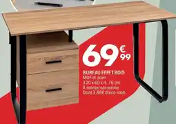 La Foir'Fouille Bureau effet bois offre