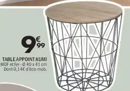 La Foir'Fouille Table appoint kumi offre