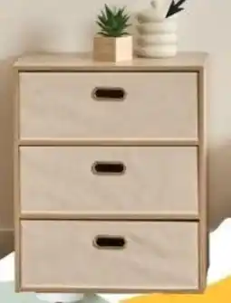 La Foir'Fouille Commode 3 tiroirs mdf-50x30 x 60 cm offre