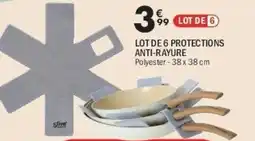 La Foir'Fouille Lot de 6 protections anti-rayure offre