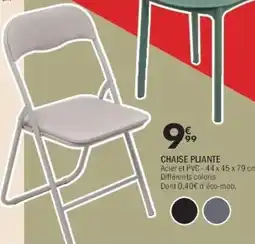 La Foir'Fouille Chaise pliante offre