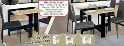 La Foir'Fouille Table pliable andy offre