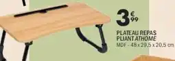 La Foir'Fouille Plateau repas pliant athome offre