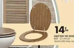La Foir'Fouille Abattant wc bois offre