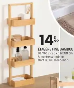La Foir'Fouille Étagère fine bambou offre