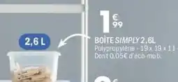 La Foir'Fouille Boite simply offre