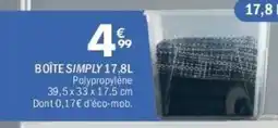 La Foir'Fouille Boîte simply offre