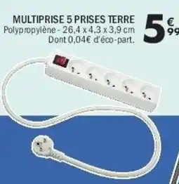 La Foir'Fouille Multiprise 5 prises terre offre
