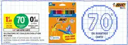 Intermarché Contact BIC KIDS 18 crayons de couleur evolution offre