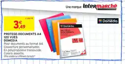 Intermarché Contact DOMEDIA Protege-documents a4 120 vues offre