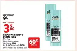 Auchan Supermarché L'ORÉAL PARIS Spray magic retouch offre