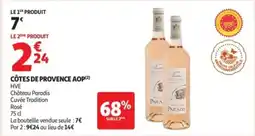 Auchan Supermarché Côtes de provence aop offre