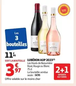 Auchan Supermarché Lubéron aop 2023 offre