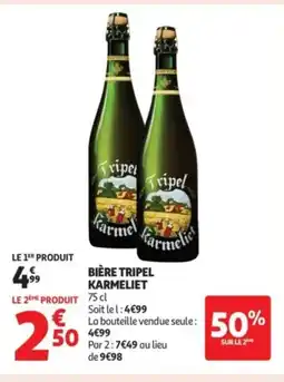Auchan Supermarché KARMELIET Bière tripel offre