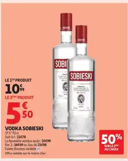 Auchan Supermarché SOBIESKI Vodka offre