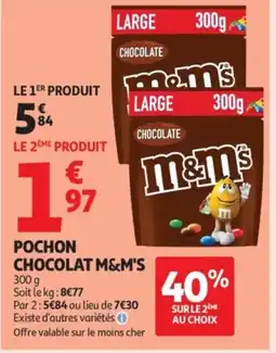 Auchan Supermarché M&M'S Pochon chocolat offre