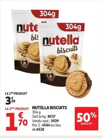 Auchan Supermarché NUTELLA Biscuits offre