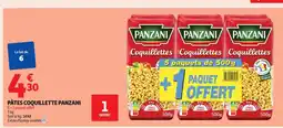 Auchan Supermarché PANZANI Pâtes coquillette offre