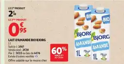 Auchan Supermarché BjORG Lait d'amande offre