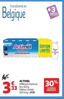 Auchan Supermarché ACTIMEL offre