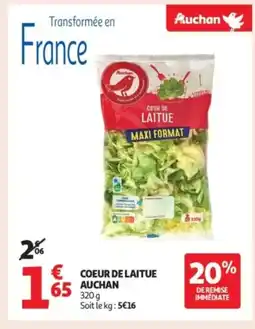 Auchan Supermarché AUCHAN Coeur de laitur offre