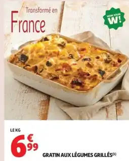 Auchan Supermarché Gratin aux légumes grillés offre