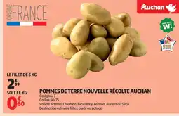 Auchan Supermarché AUCHAN Pommes de terre nouvelle récolte offre