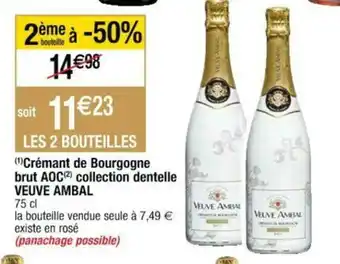 Cora x Carrefour Crémant de bourgogne brut AOC offre