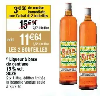 Cora x Carrefour Liqueur à base de gentiane offre