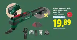 Lidl PARKSIDE Outil multifonction sans fil offre