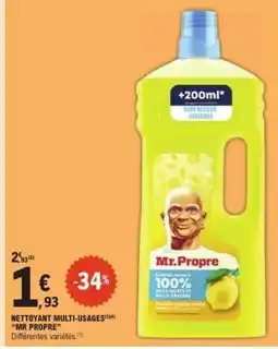 E.Leclerc Nettoyant Multi-usages Mr Propre offre