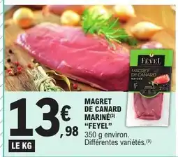 E.Leclerc Magret de Canard Mariné Feyel offre