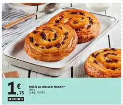 E.Leclerc ROULÉS AU CHOCOLAT MILKA offre