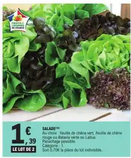 E.Leclerc Salade offre