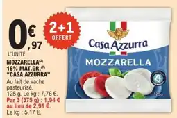 E.Leclerc Mozzarella offre