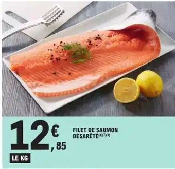E.Leclerc FILET DE SAUMON DÉSARÊTÉ offre